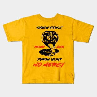 The Axe Shoppe | Rome Axe Throwing Cobra Kai Kids T-Shirt